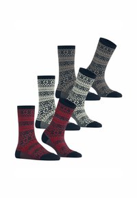 Esprit Sami Pattern 3-Pack - Socken - marine