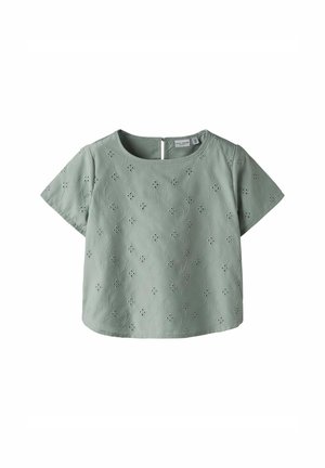KURZARM - Blouse - aqua gray