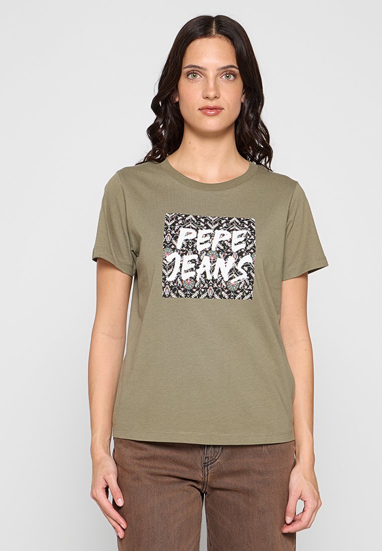 Pepe Jeans T-shirt print groen