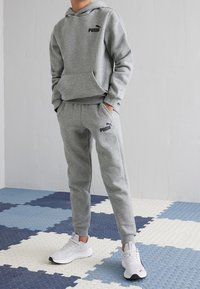 Puma Jersey con capucha - mottled dark grey