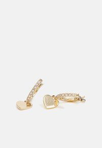 DKNY HEART DROP - Náušnice - gold-coloured/cry