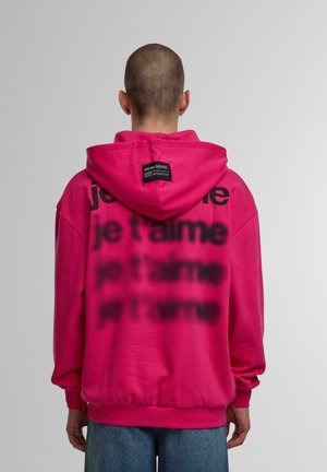 SENSE JE T AIME - Hoodie - hibiskus pink