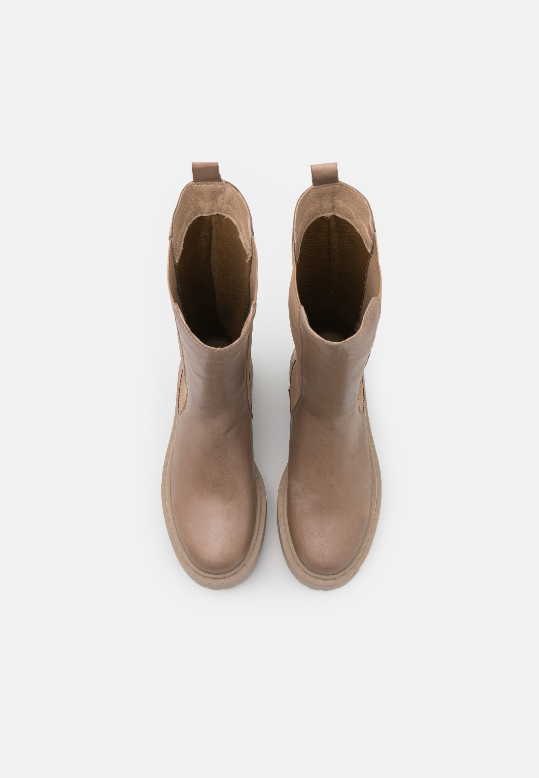 Bianco BIADEB LONG BOOT - Stivali con plateau - light brown/color carne -  Zalando