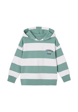 GESTREIFTES  - Hoodie - grün gestreift