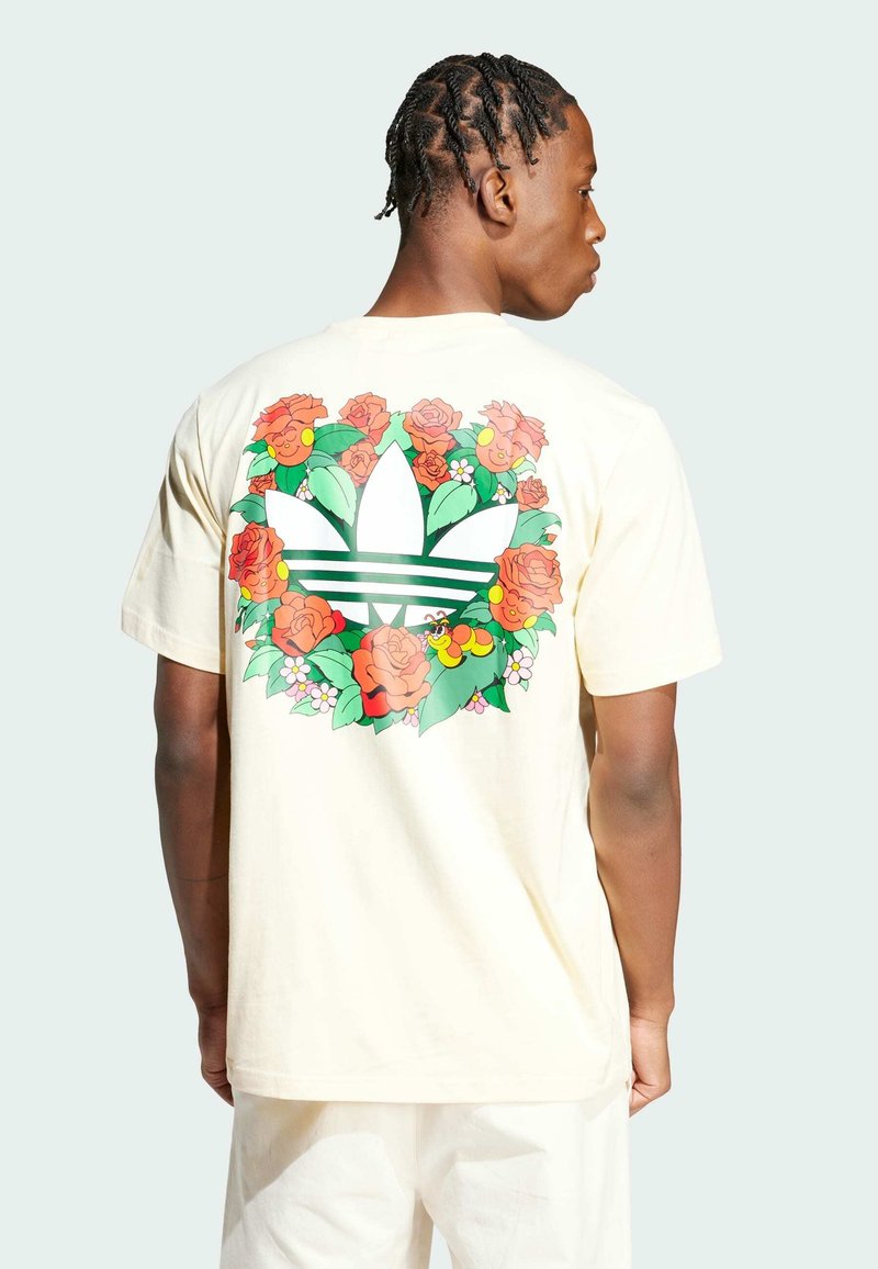 adidas Originals T-shirt con stampa - warm vanilla