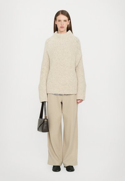 CLOSED HIGH NECK LONG SLEEVE - Jumper - silt grey