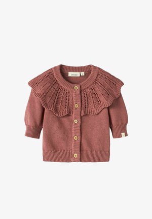 Lil' Atelier, CARDIGAN KNITTED - Gilet - withered rose