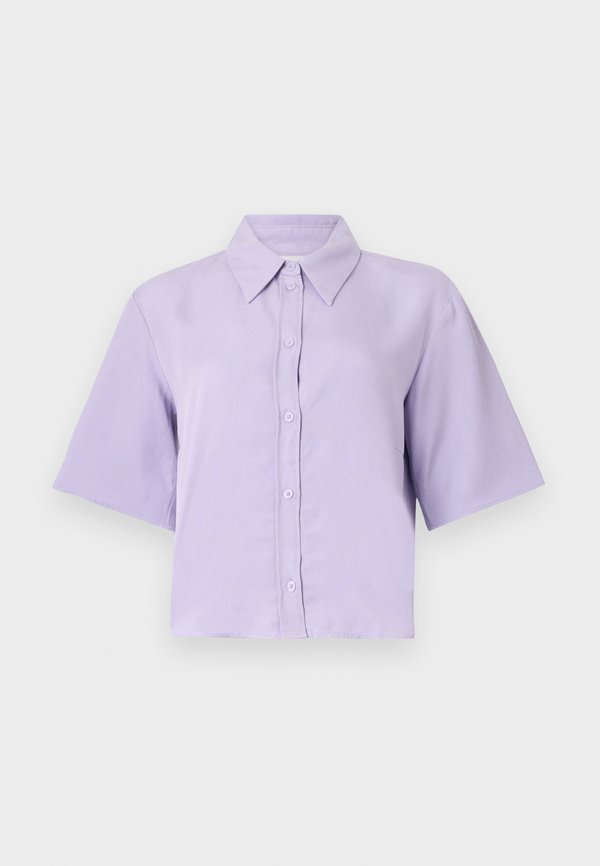 Button-down blouse - wild orchid2