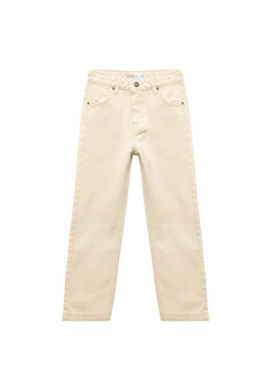Jeans straight leg - beige
