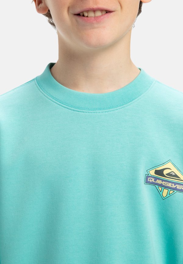 SPIN CYCLE CREW - Sweatshirt - aqua sky2