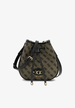 Guess, SAMANTHA LOGO MINI BUCKET - Sac bandoulière - mehrfarbig schwarz