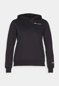 ICONS HOODIE CONTRAST LOGO SMALL - Mikina s kapucňou - black