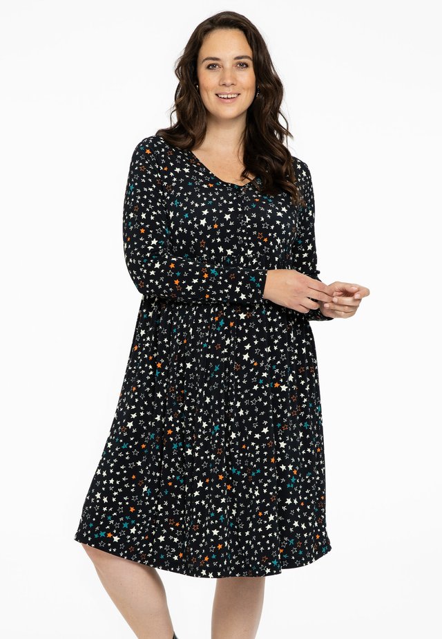 MET STERRENPRINT - Jerseyjurk - black
