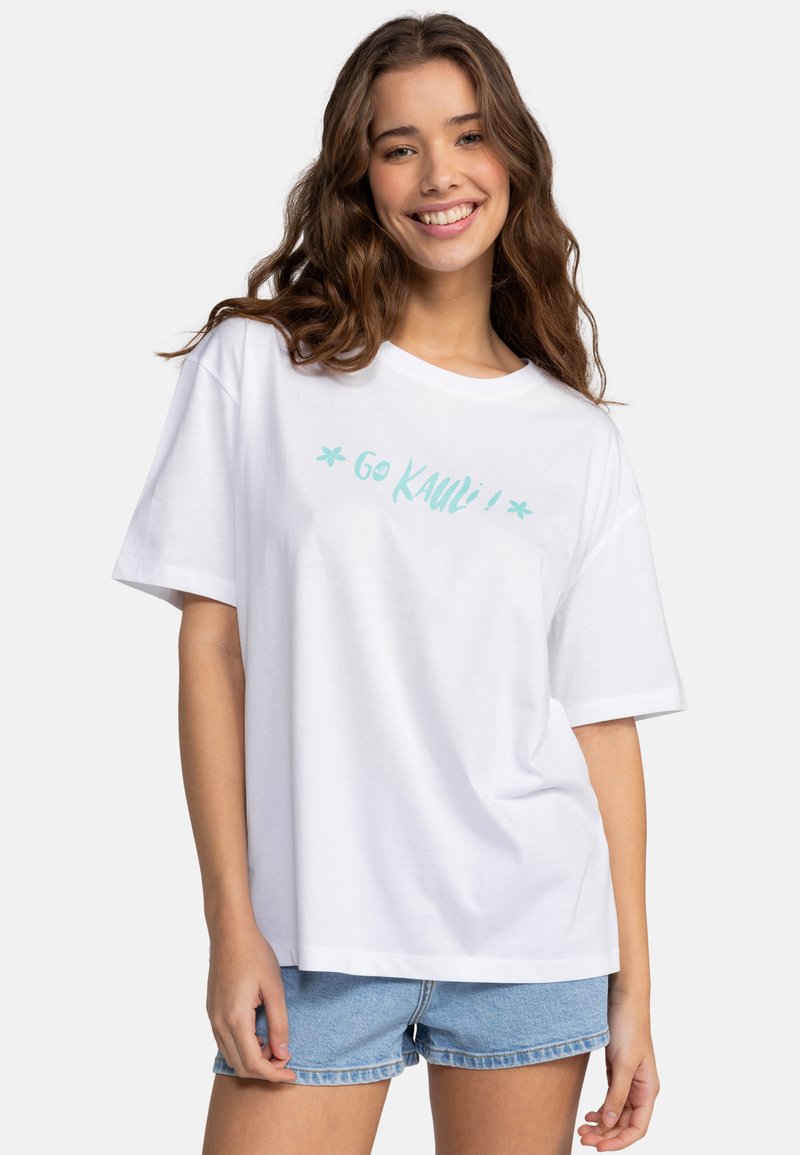 Roxy T-shirt print wit Roxy T-shirt print wit