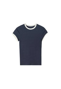 Bershka - T-shirt basic/ciemnozielony - Zalando.pl