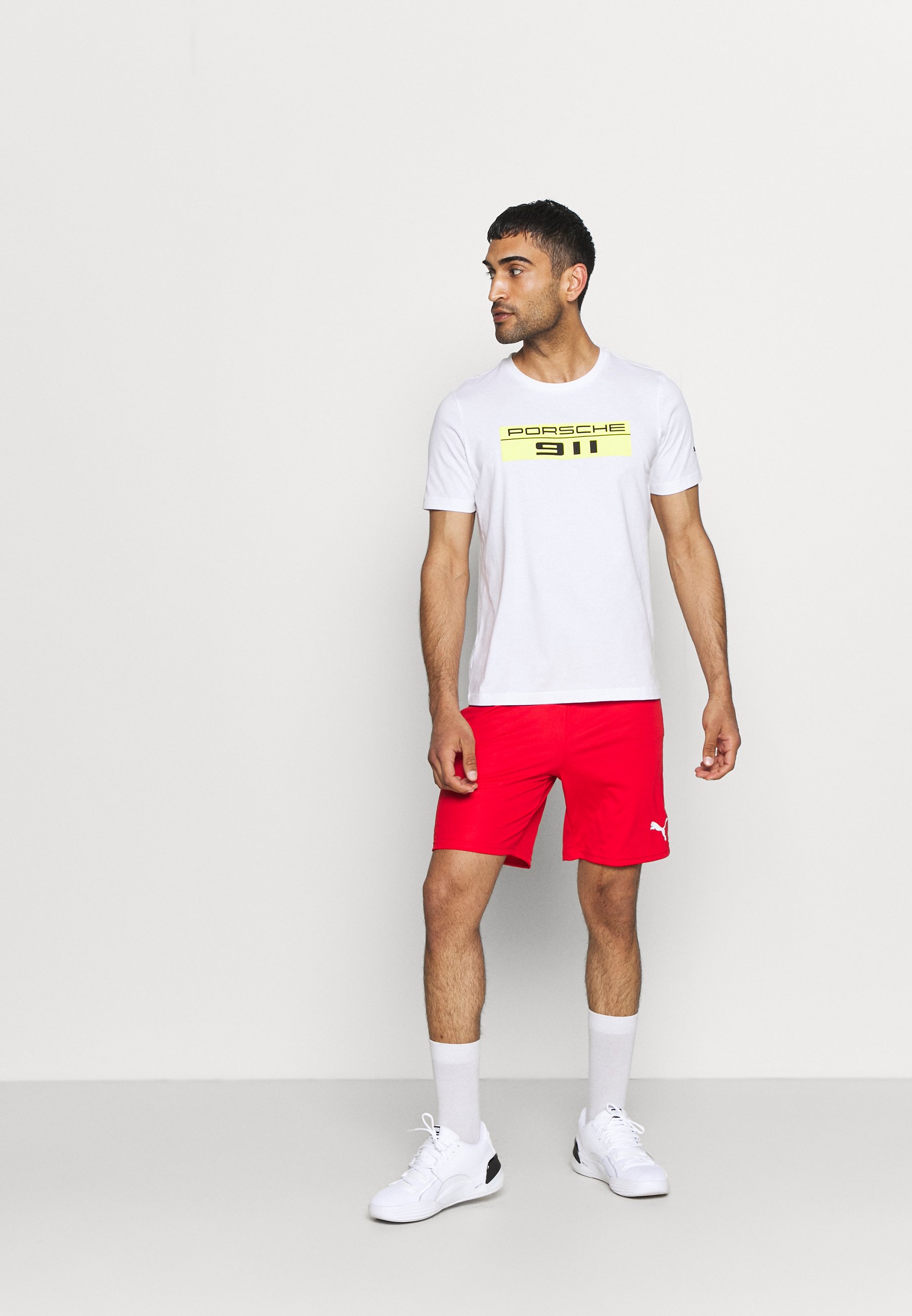 Puma PORSCHE X ALL STAR GAME BIG LOGO TEE - Camiseta estampada -  white/blanco - Zalando.es
