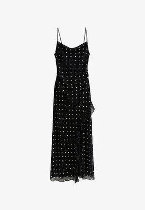 New Look, POLKA DOT COWL NECK MIDI DRESS - Robe longue - black pattern