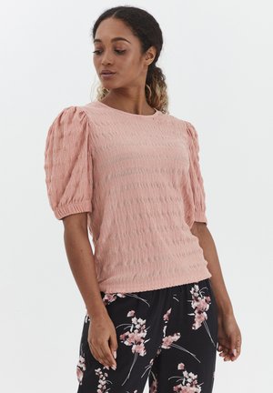 BYSANNY - T-shirt print - rose tan