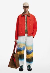 Desigual LANDSCAPE - Nohavice - white