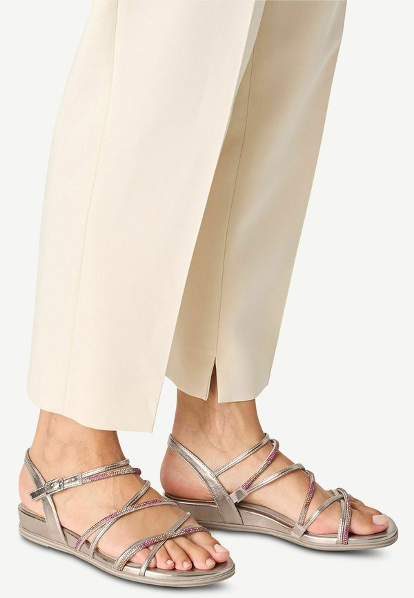 Riemensandalette - rose comb