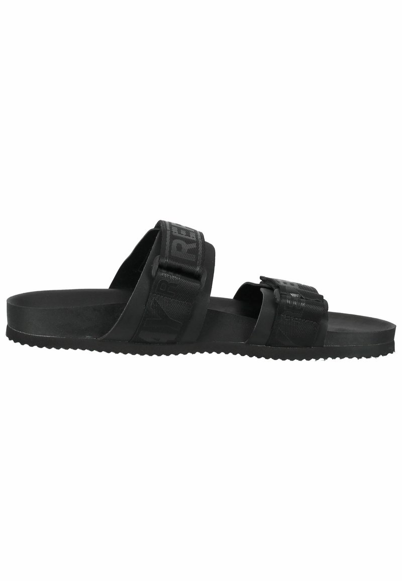 Herren Sandalen | Replay Pantolette flach schwarz - VL07864 Herren Sandalen | Replay Pantolette flach schwarz - VL07864