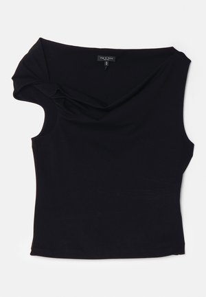 rag & bone IRINA ONE SHOULDER - Tops - black