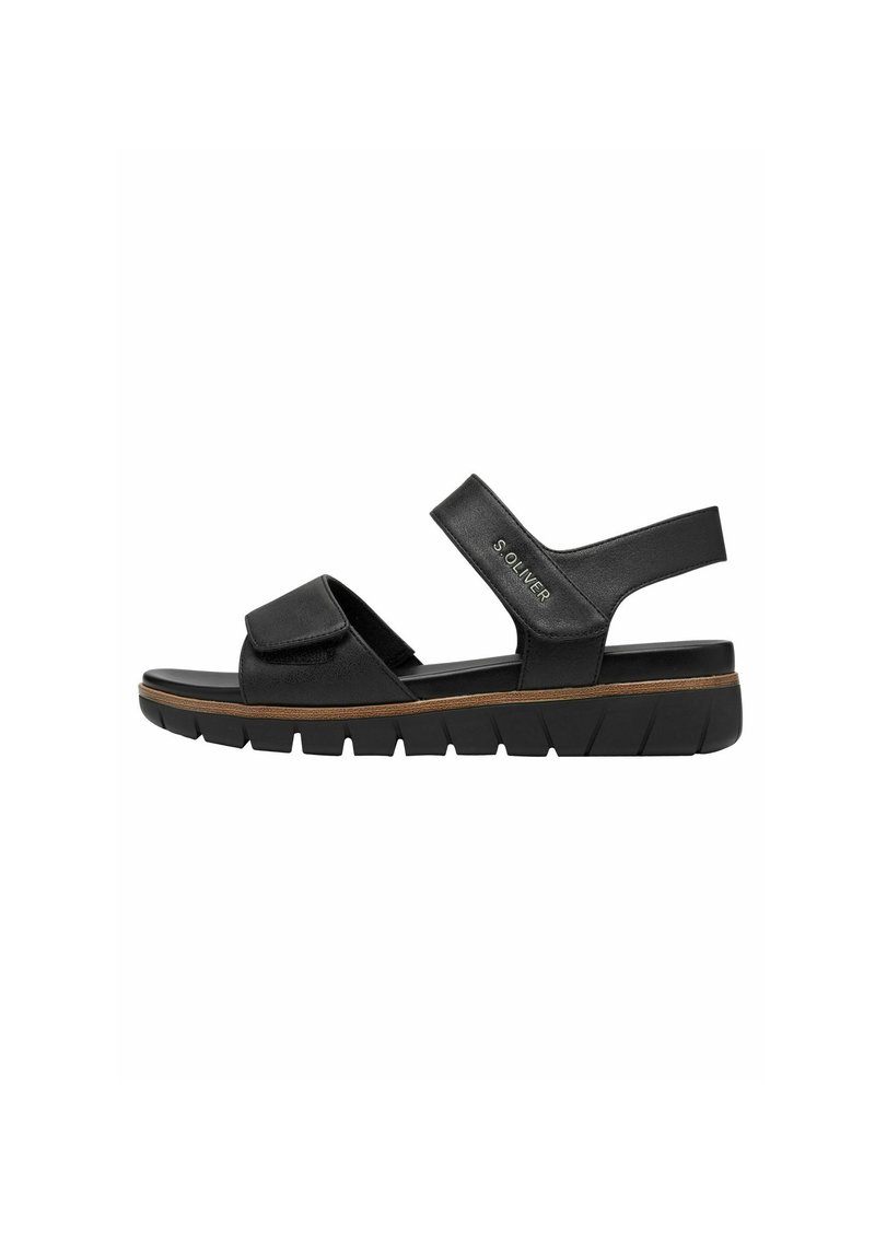 s.Oliver Täistallaga sandaalid - black