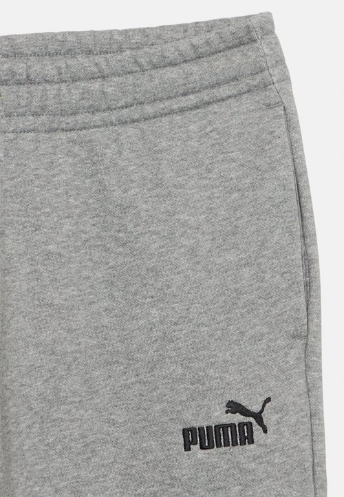 PUMA LOGO - Tracksuit bottoms - medium gray — photo 4