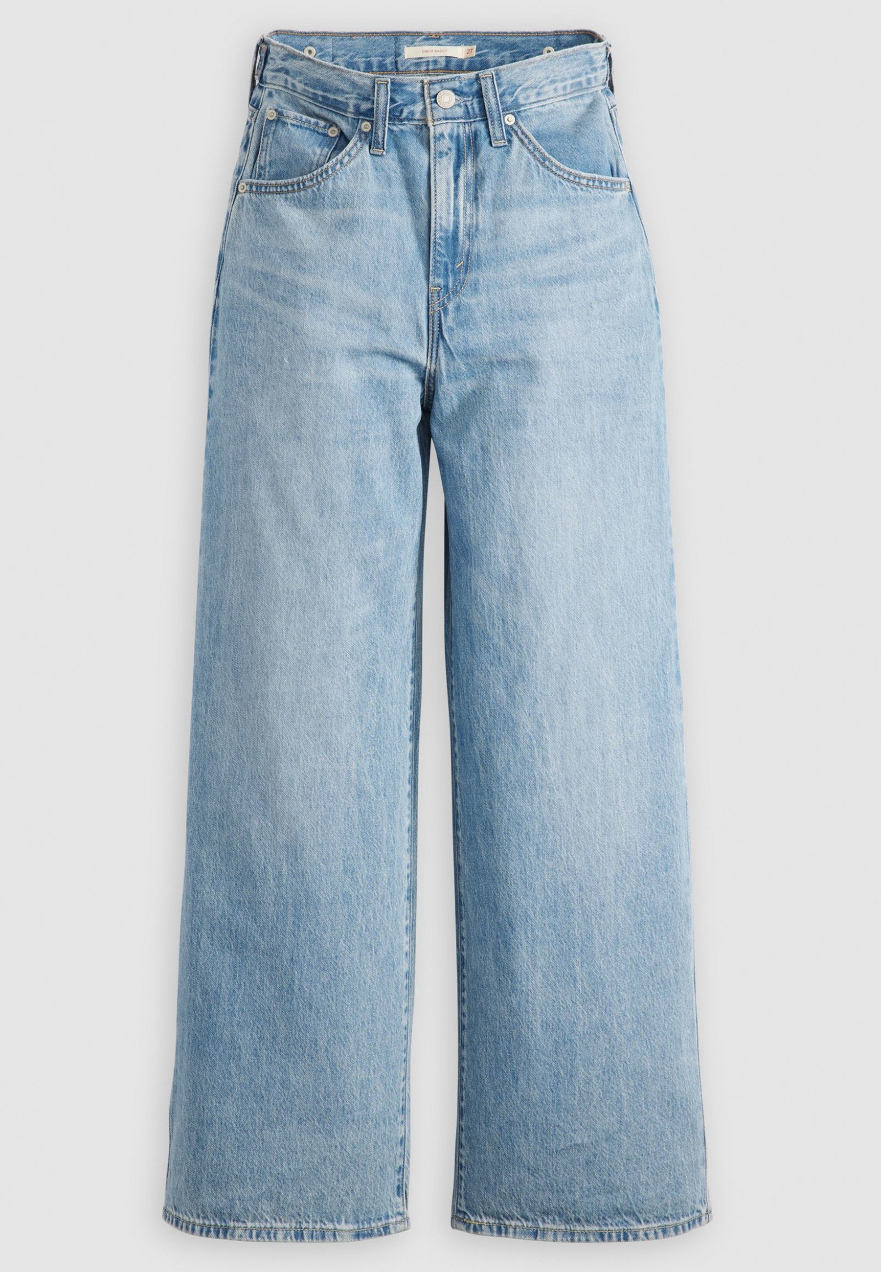 Cinch baggy jeans