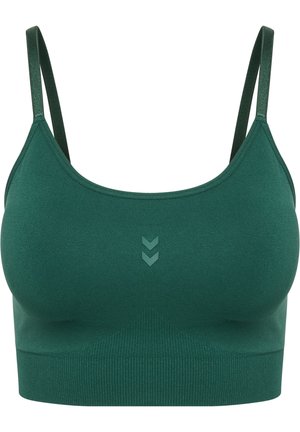 FLOW PADDED - Sport-bh met light support - bistro green