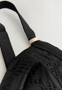 BRIGHT FLORAL SHAPE ENHANCING - Badeanzug - black lace