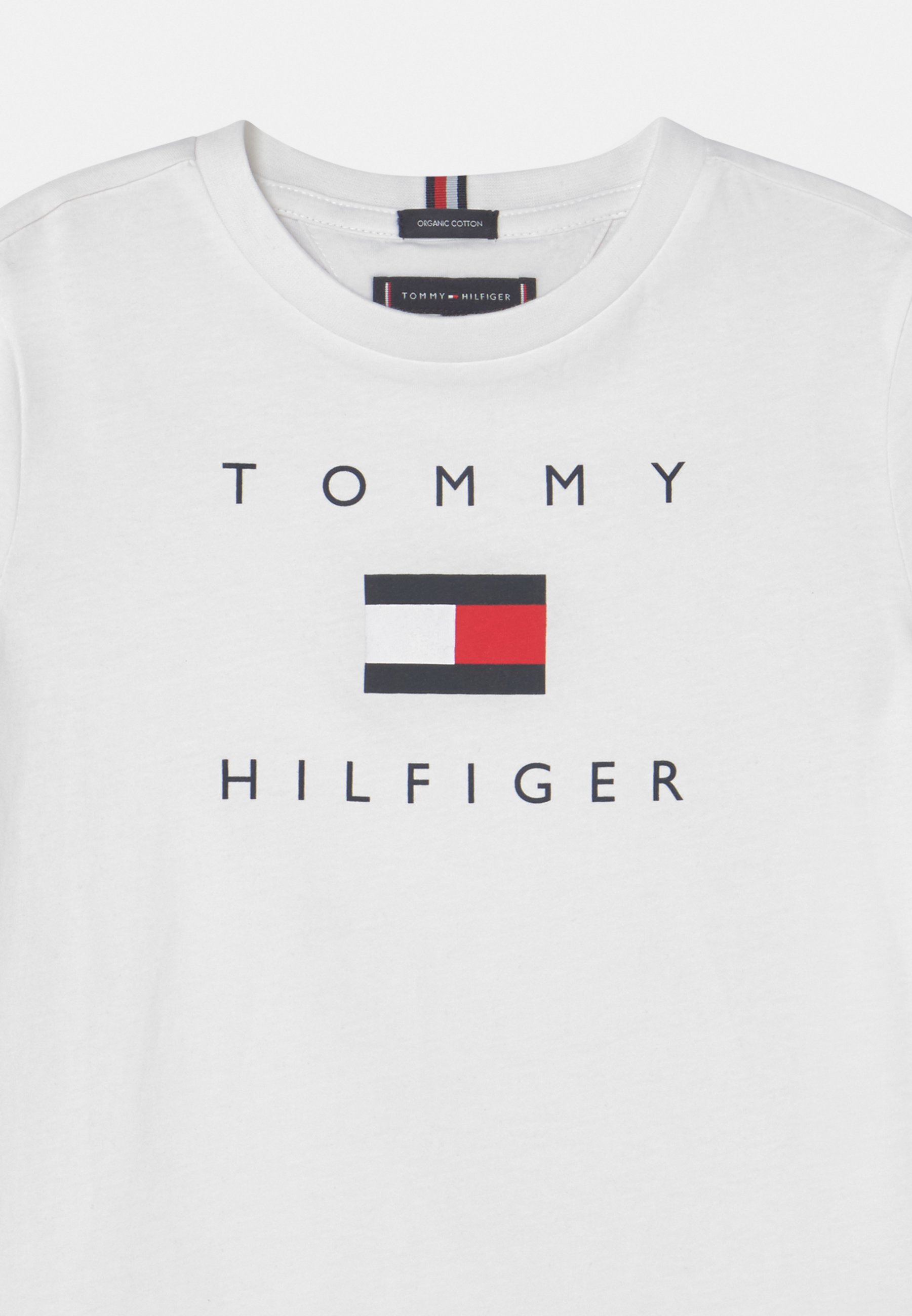 Tommy Hilfiger LOGO TEE - Camiseta estampada - white/blanco - Zalando.es