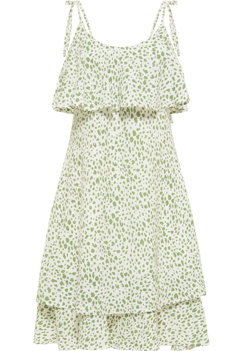 IZIA Jurk groen gemêleerd