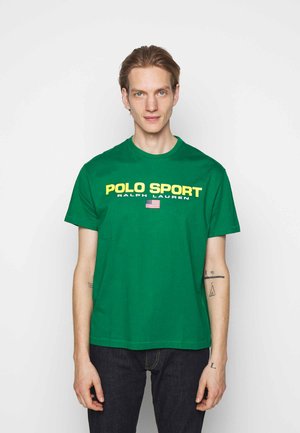 Print T-shirt - english green