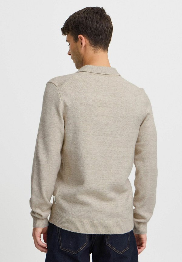CFKARL POLO KNIT - Polo shirt - light sand melange2
