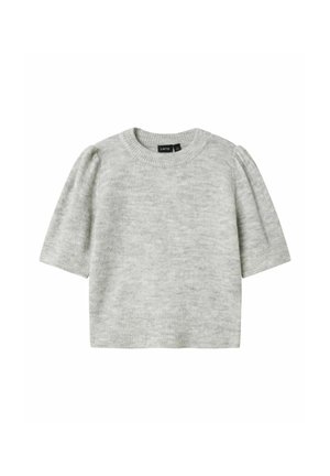 Paprasti marškinėliai - light grey melange