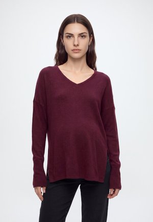 ONLY MATERNITY OLMAMALIA V NECK - Пуловер - fig