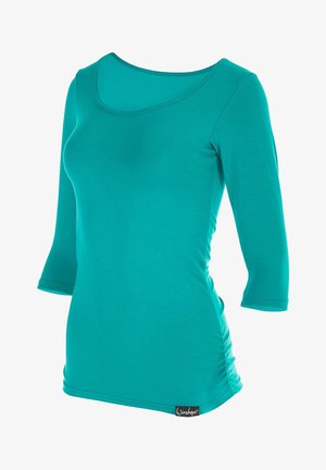 Top dugih rukava - ocean green