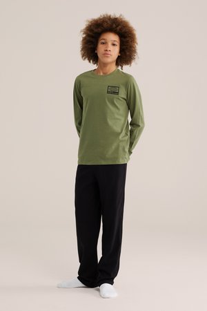 WE Fashion, SET 2 PACK - Pyjama - olive green