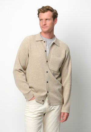OVERSHIRT - Cardigan - beige