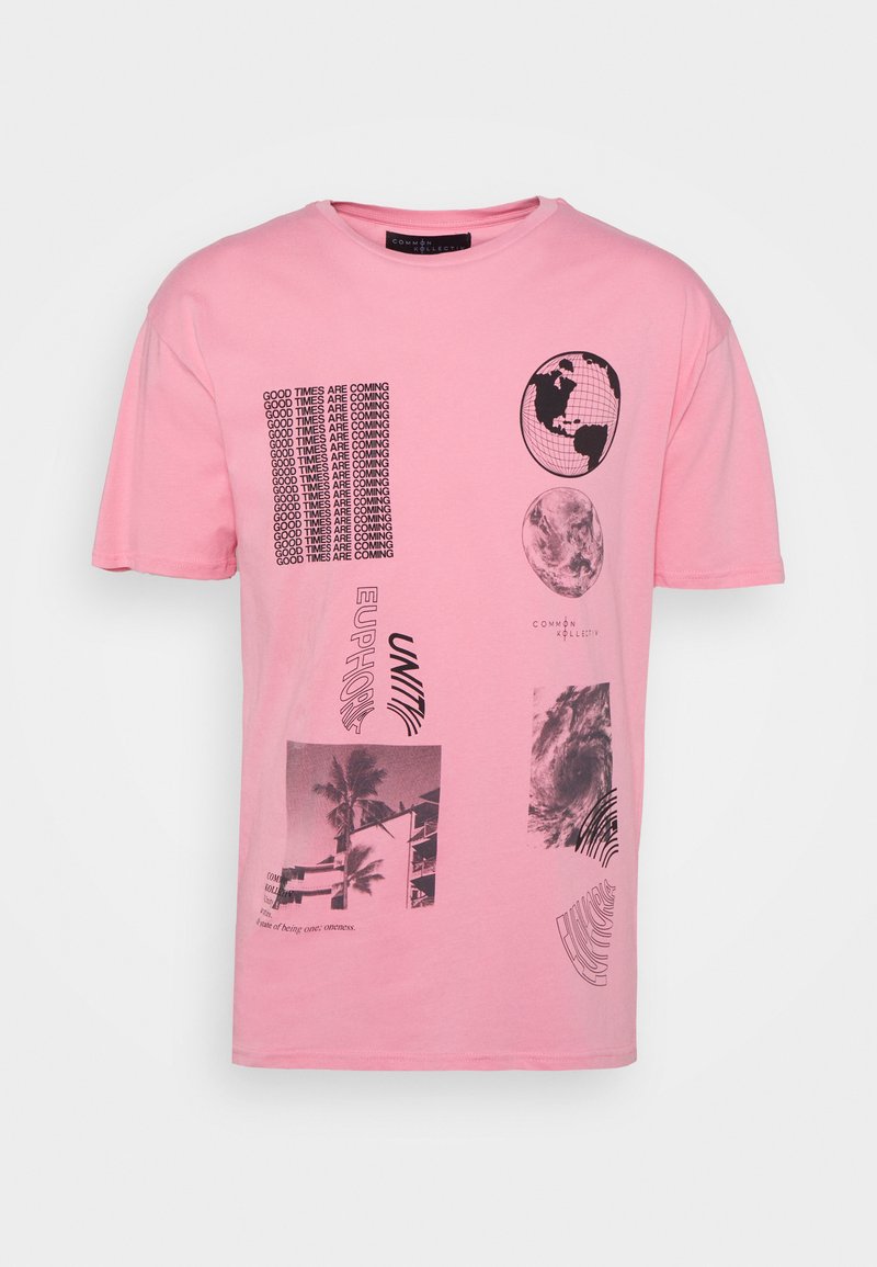 Common Kollectiv GOOD TIMES UNISEX - T-shirt estampada - pink