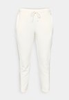 SPORTS INSPIRED INTERLOCK CUFF PANTS - Παντελόνι φόρμας - off-white