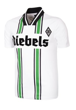 BORUSSIA MONCHENGLADBACH 1996 - 97 RETRO  - T-shirt print - white