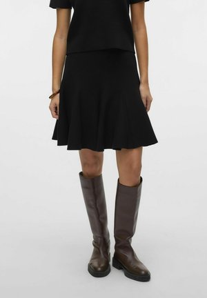 Vero Moda Suknja A kroja - black