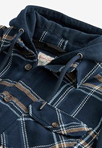 Next BORG LINED CHECK - Mezisezónní bunda  - navy blue