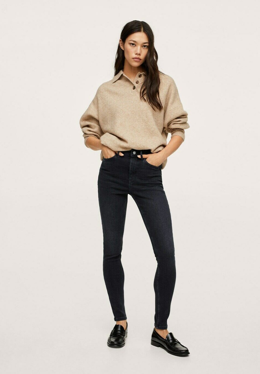 Mango SOHO - Jeans Skinny Fit - open grey/grey - Zalando.de