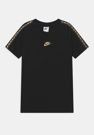REPEAT TEE - T-shirt print - black/metallic gold