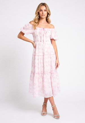 faina, Jurk - offwhite pink