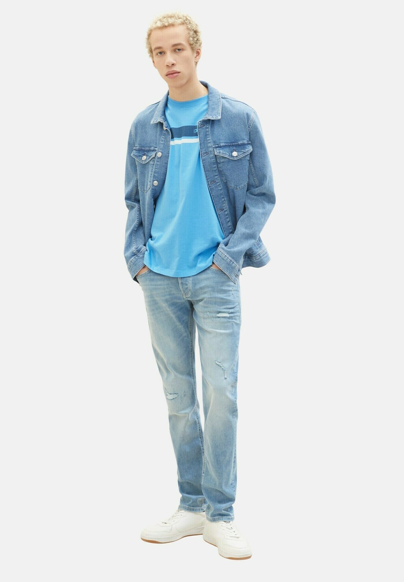 Tom Tailor Denim Herren Piers Slim Jeans – Moderne Slim Fit Jeans Mit Stretch, Five-Pocket-Design & Nachhaltiger BE PART Ausführung