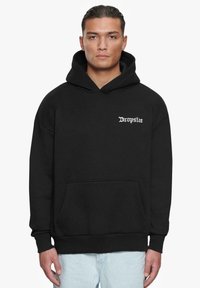 Dropsize HEAVY NUMBER - Kapuzenpullover - black